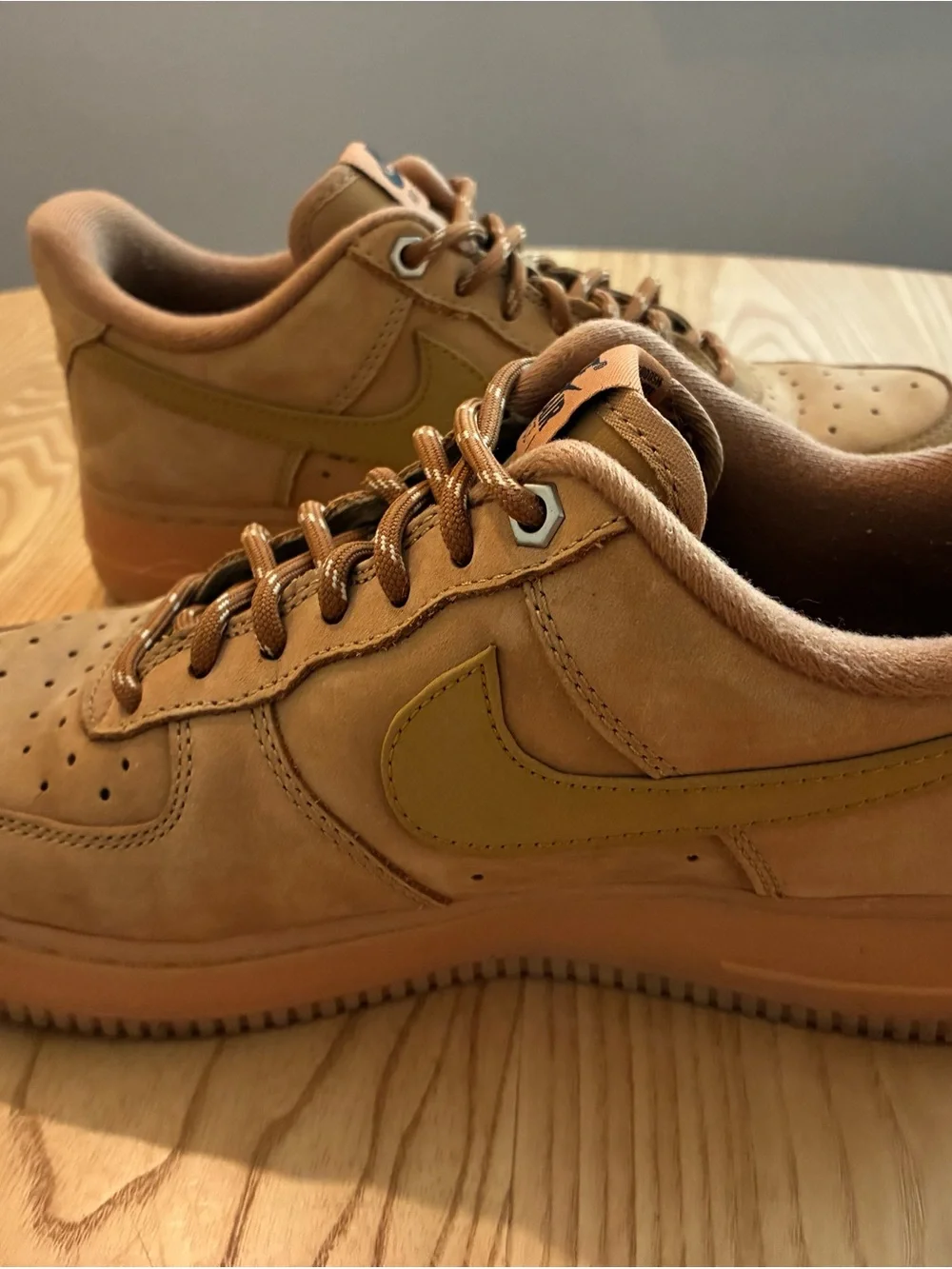 Nike Air Force 1 ’07 WB Wheat Flax Gum Sneakers Men’s Size 6